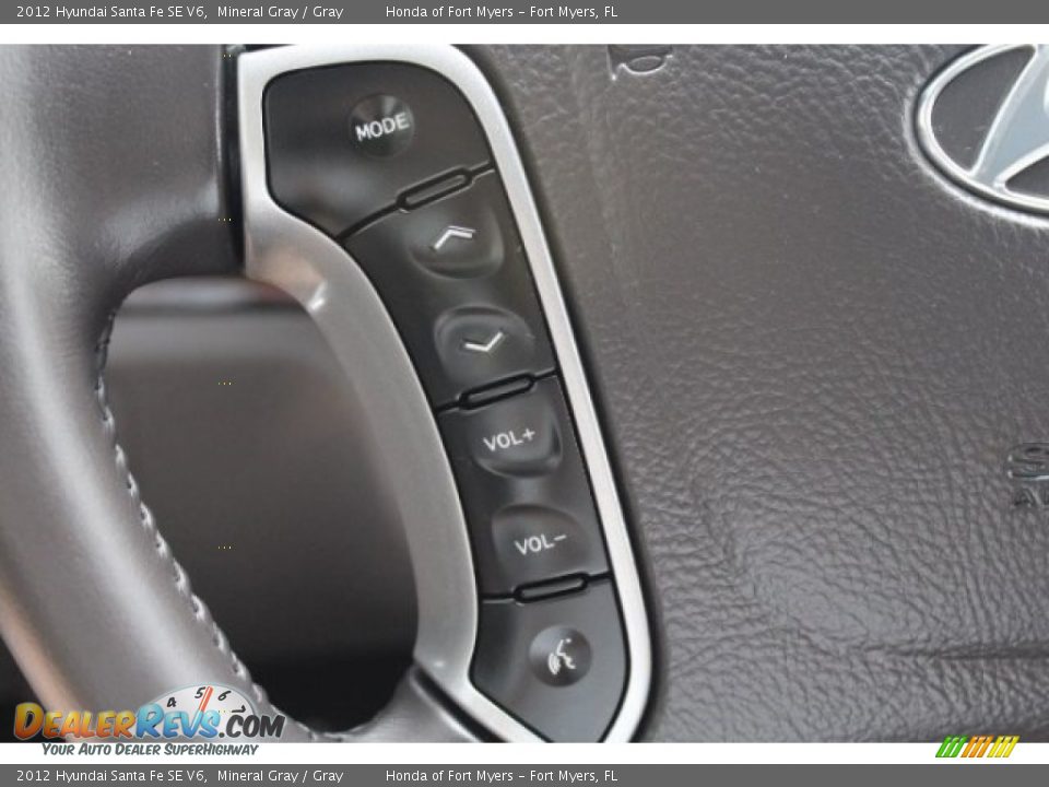 2012 Hyundai Santa Fe SE V6 Mineral Gray / Gray Photo #13