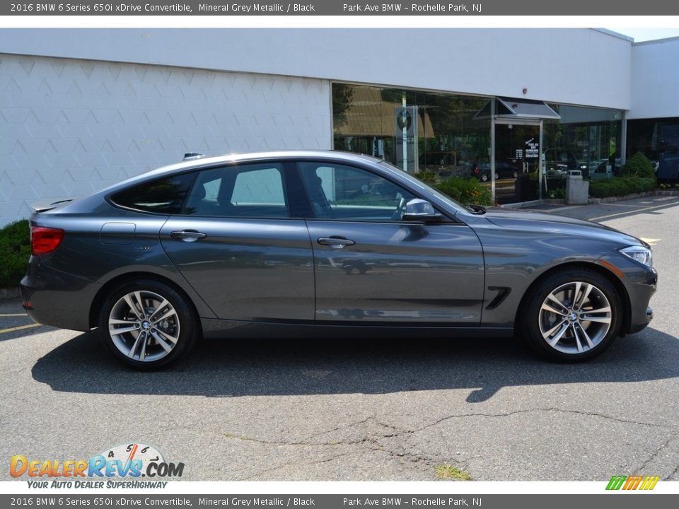 2016 BMW 6 Series 650i xDrive Convertible Mineral Grey Metallic / Black Photo #2