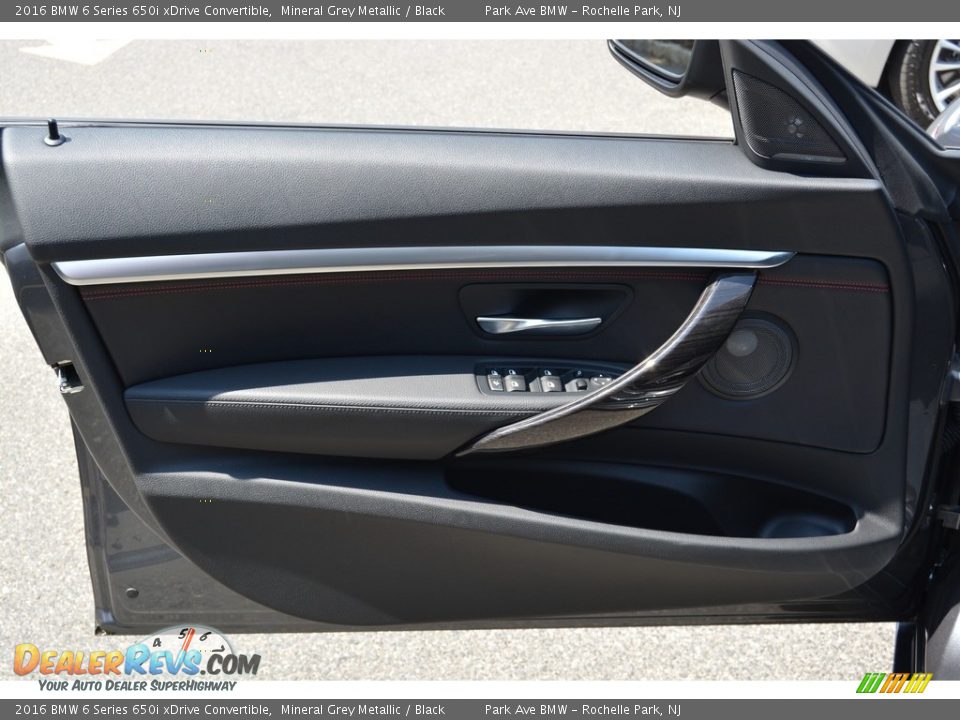 2016 BMW 6 Series 650i xDrive Convertible Mineral Grey Metallic / Black Photo #8