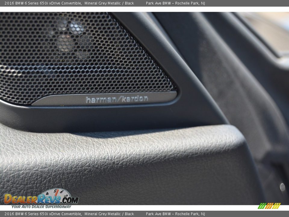 2016 BMW 6 Series 650i xDrive Convertible Mineral Grey Metallic / Black Photo #9