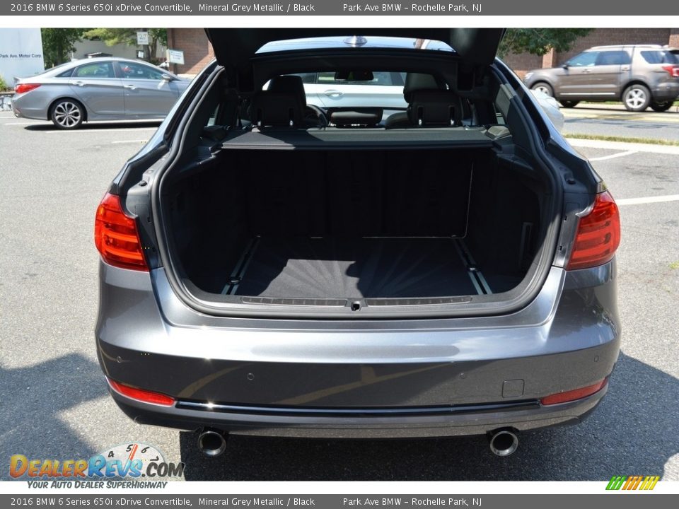 2016 BMW 6 Series 650i xDrive Convertible Mineral Grey Metallic / Black Photo #22