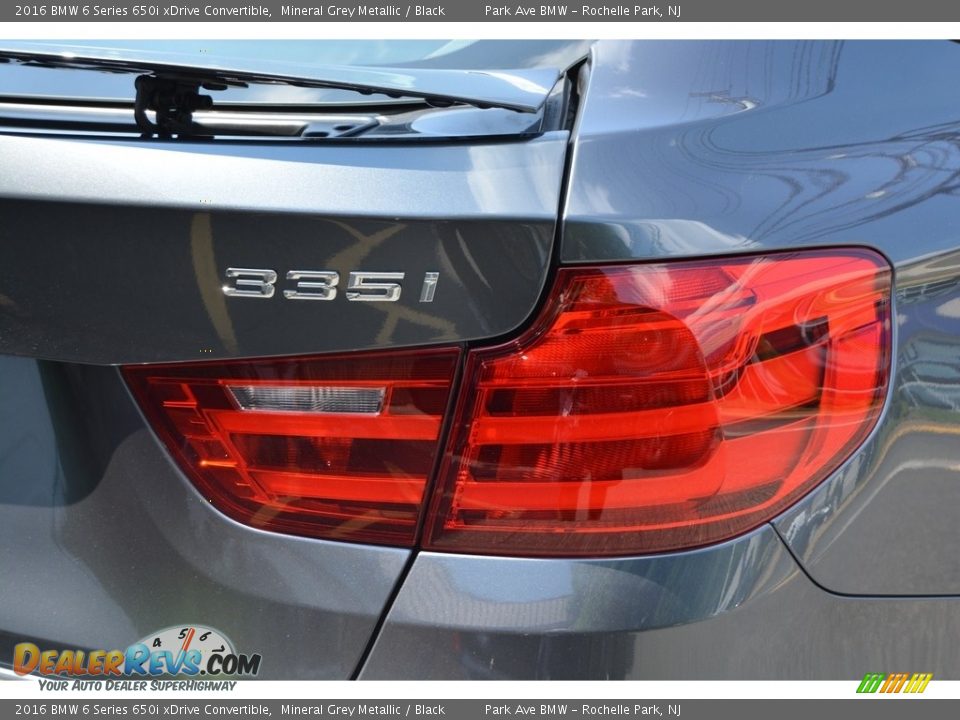2016 BMW 6 Series 650i xDrive Convertible Mineral Grey Metallic / Black Photo #23