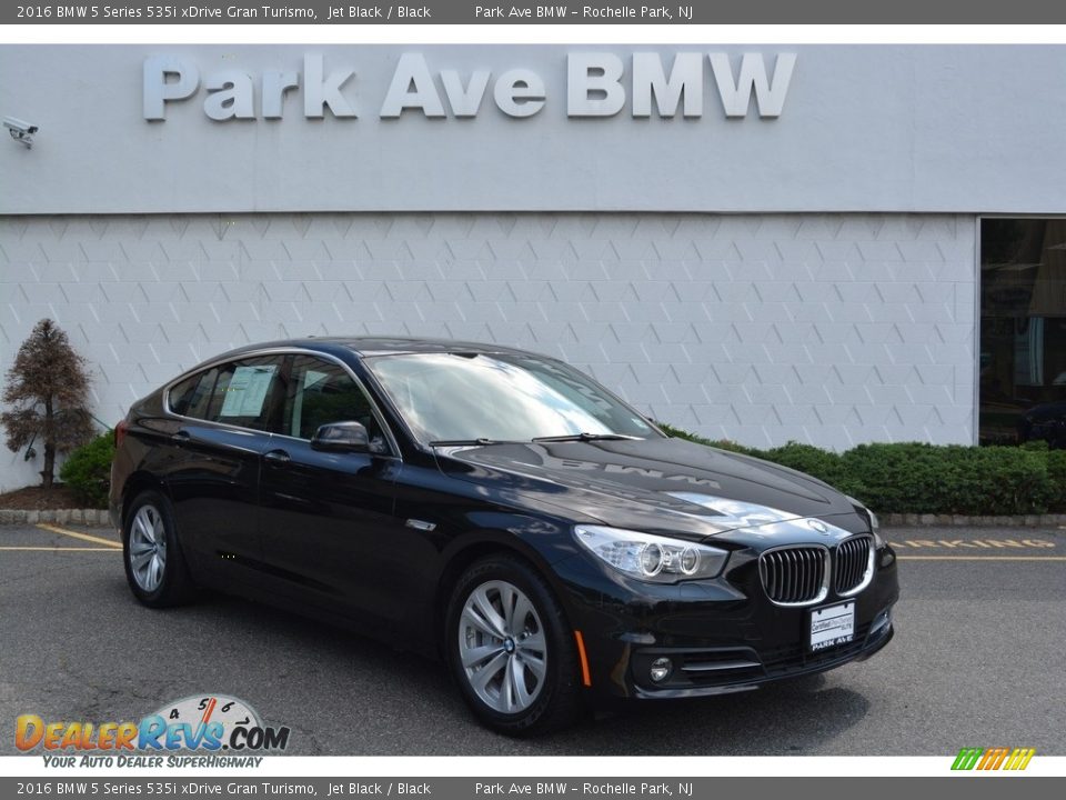 2016 BMW 5 Series 535i xDrive Gran Turismo Jet Black / Black Photo #1