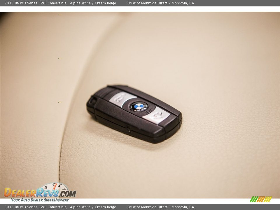 2013 BMW 3 Series 328i Convertible Alpine White / Cream Beige Photo #11