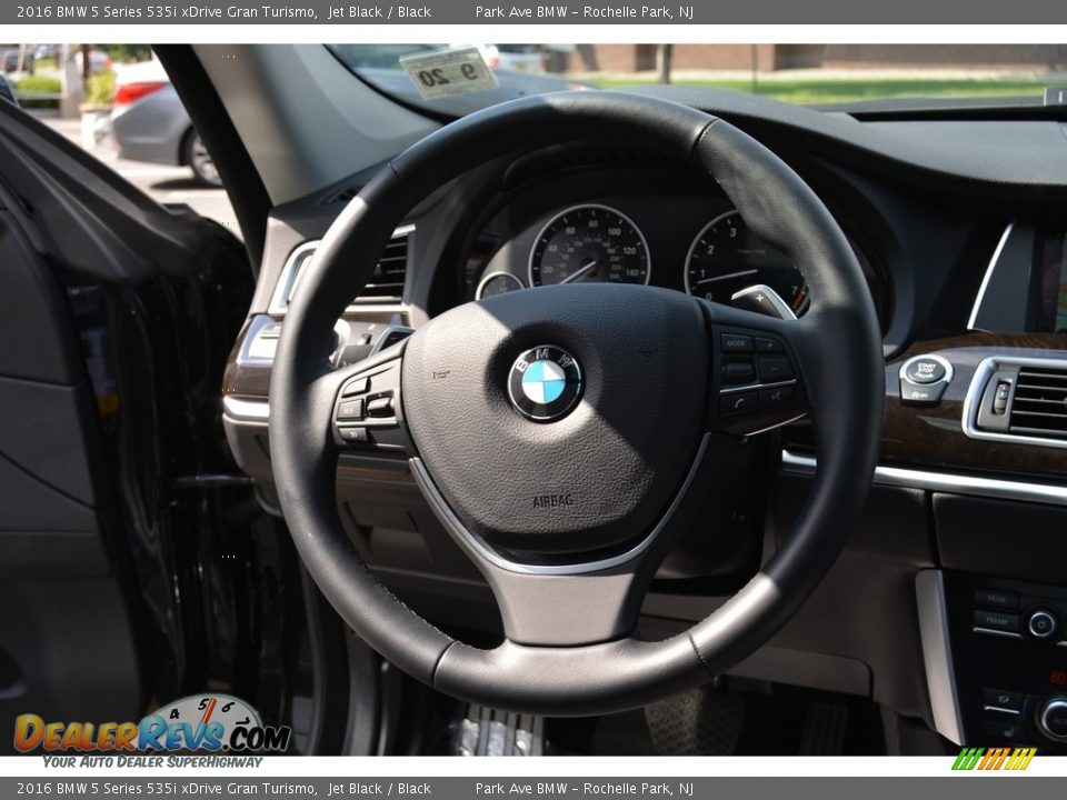2016 BMW 5 Series 535i xDrive Gran Turismo Jet Black / Black Photo #18