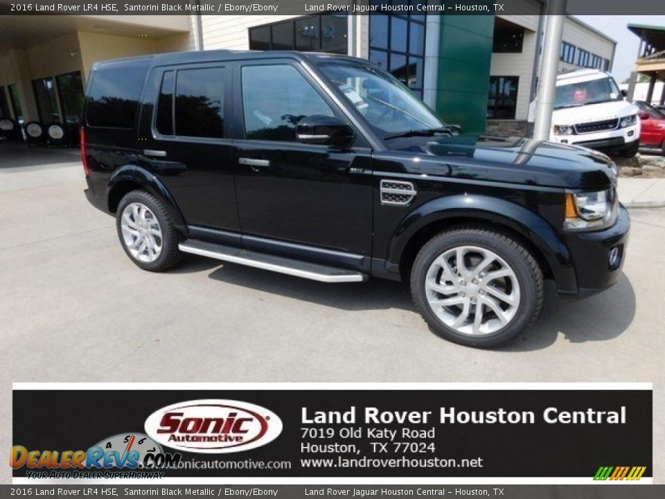 2016 Land Rover LR4 HSE Santorini Black Metallic / Ebony/Ebony Photo #1