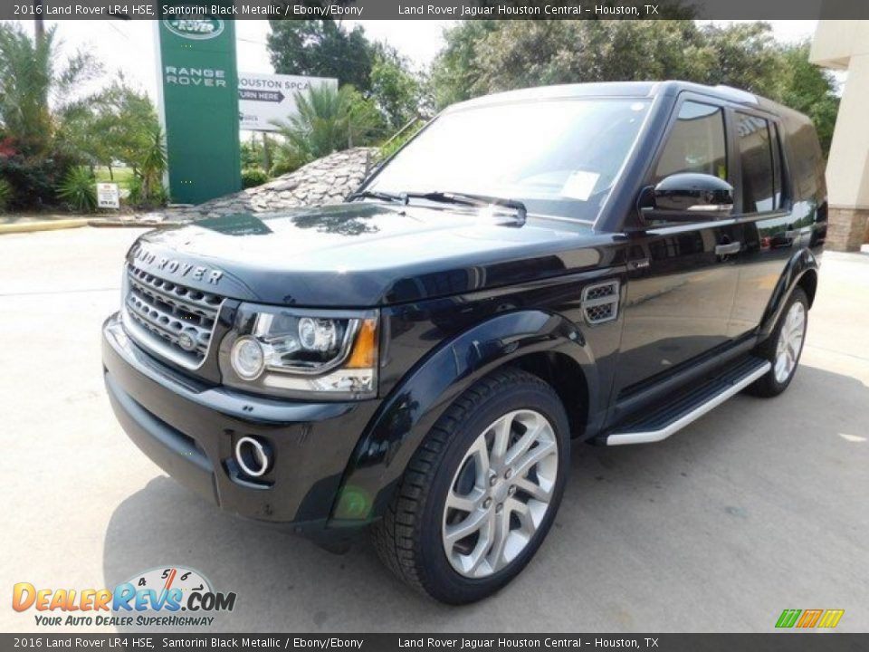 2016 Land Rover LR4 HSE Santorini Black Metallic / Ebony/Ebony Photo #2