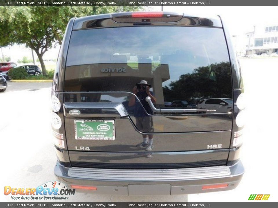 2016 Land Rover LR4 HSE Santorini Black Metallic / Ebony/Ebony Photo #8