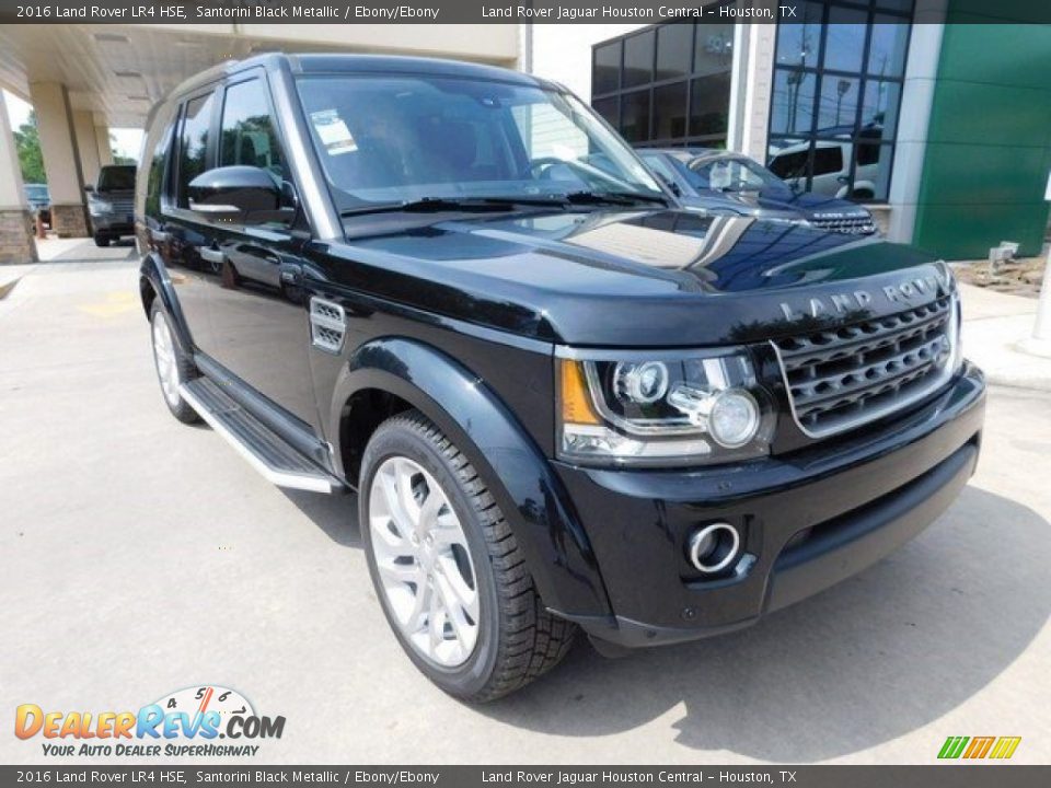 2016 Land Rover LR4 HSE Santorini Black Metallic / Ebony/Ebony Photo #16