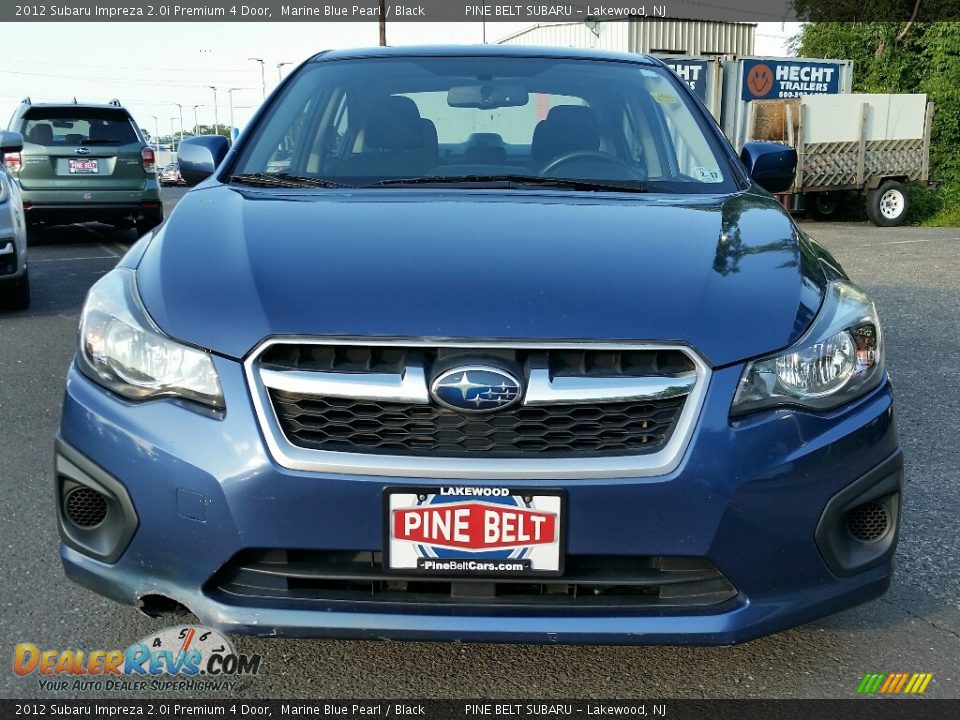 2012 Subaru Impreza 2.0i Premium 4 Door Marine Blue Pearl / Black Photo #2