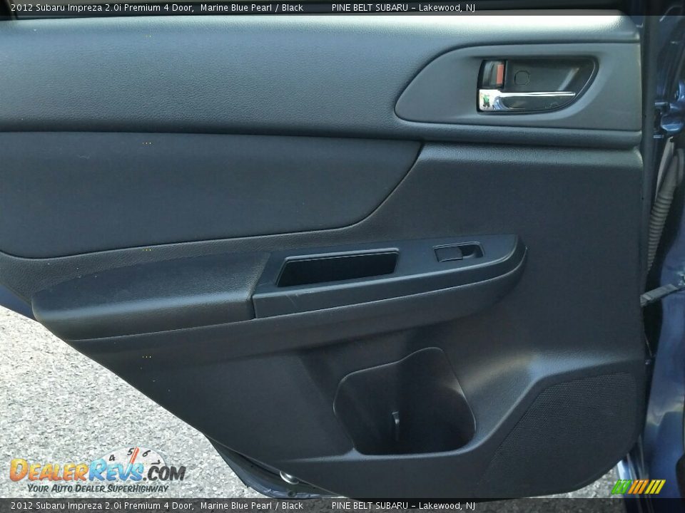 2012 Subaru Impreza 2.0i Premium 4 Door Marine Blue Pearl / Black Photo #9