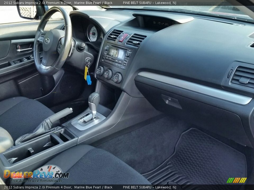 2012 Subaru Impreza 2.0i Premium 4 Door Marine Blue Pearl / Black Photo #12