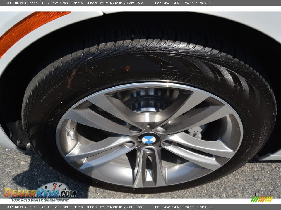 2016 BMW 3 Series 335i xDrive Gran Turismo Mineral White Metallic / Coral Red Photo #34