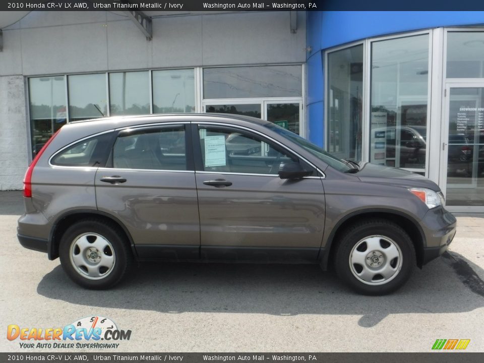 2010 Honda CR-V LX AWD Urban Titanium Metallic / Ivory Photo #2