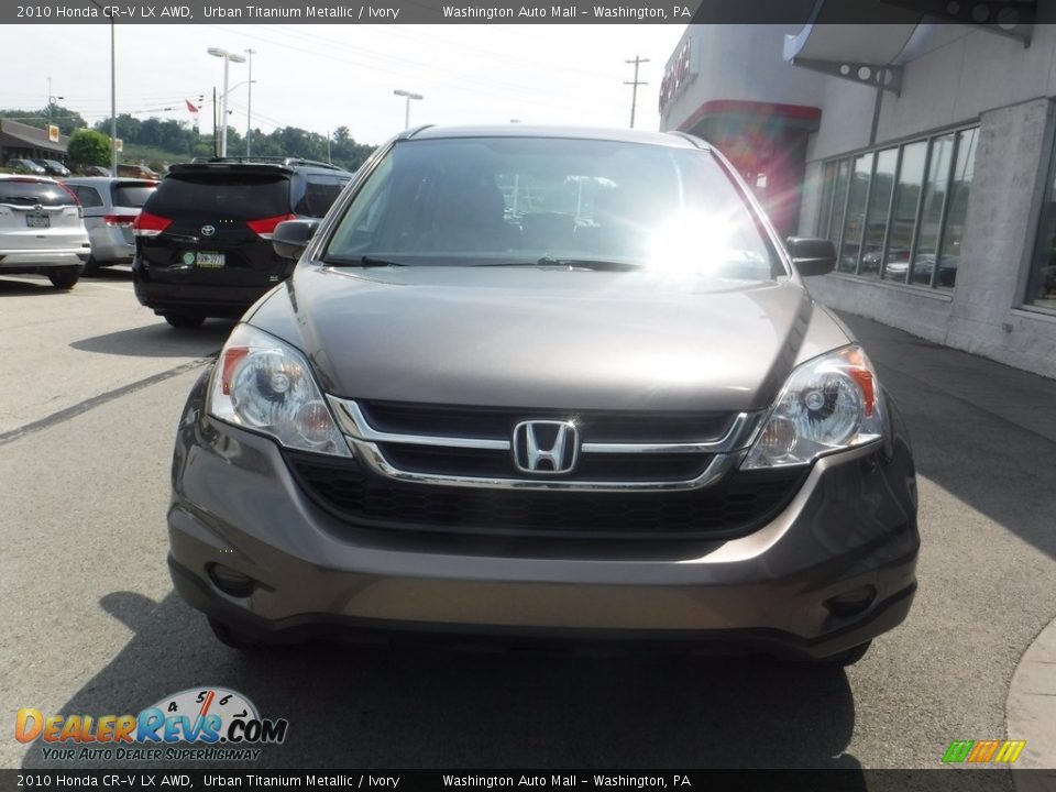 2010 Honda CR-V LX AWD Urban Titanium Metallic / Ivory Photo #4