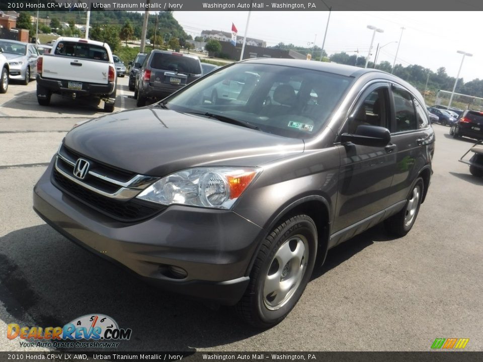 2010 Honda CR-V LX AWD Urban Titanium Metallic / Ivory Photo #5