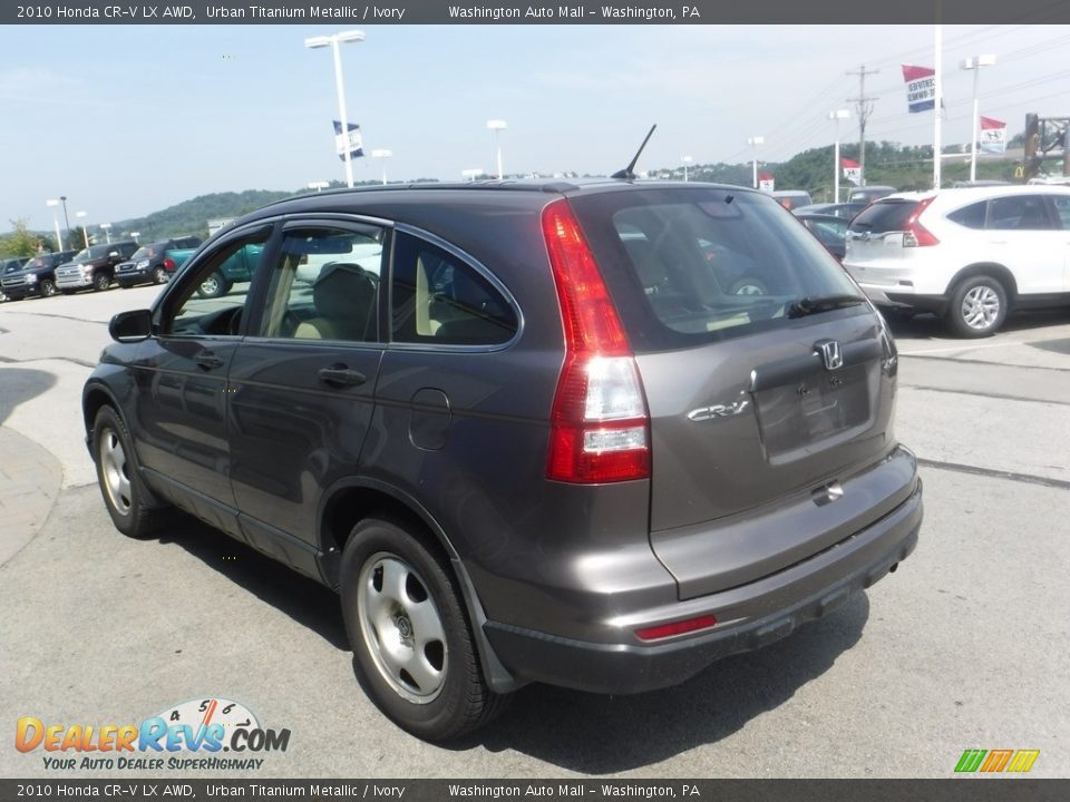 2010 Honda CR-V LX AWD Urban Titanium Metallic / Ivory Photo #7
