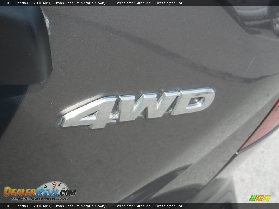 2010 Honda CR-V LX AWD Urban Titanium Metallic / Ivory Photo #9