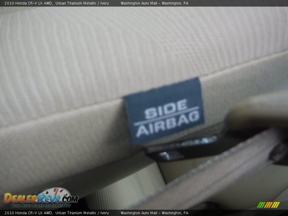 2010 Honda CR-V LX AWD Urban Titanium Metallic / Ivory Photo #12