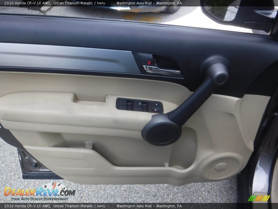 2010 Honda CR-V LX AWD Urban Titanium Metallic / Ivory Photo #13