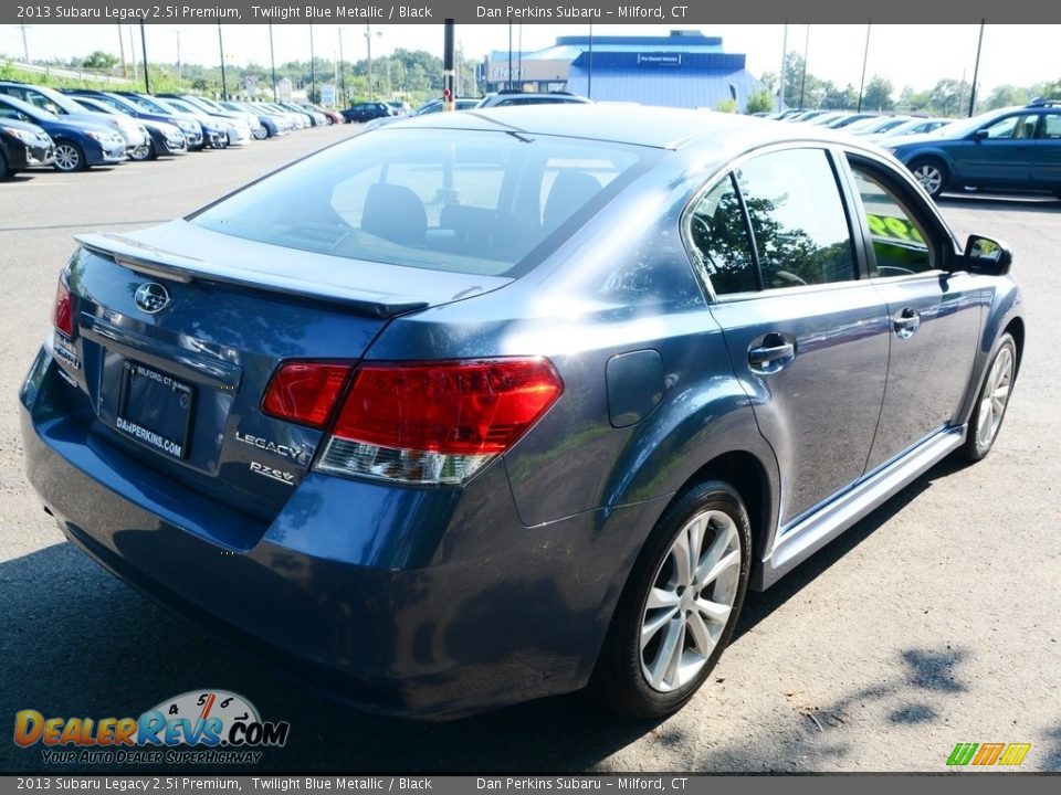 2013 Subaru Legacy 2.5i Premium Twilight Blue Metallic / Black Photo #6