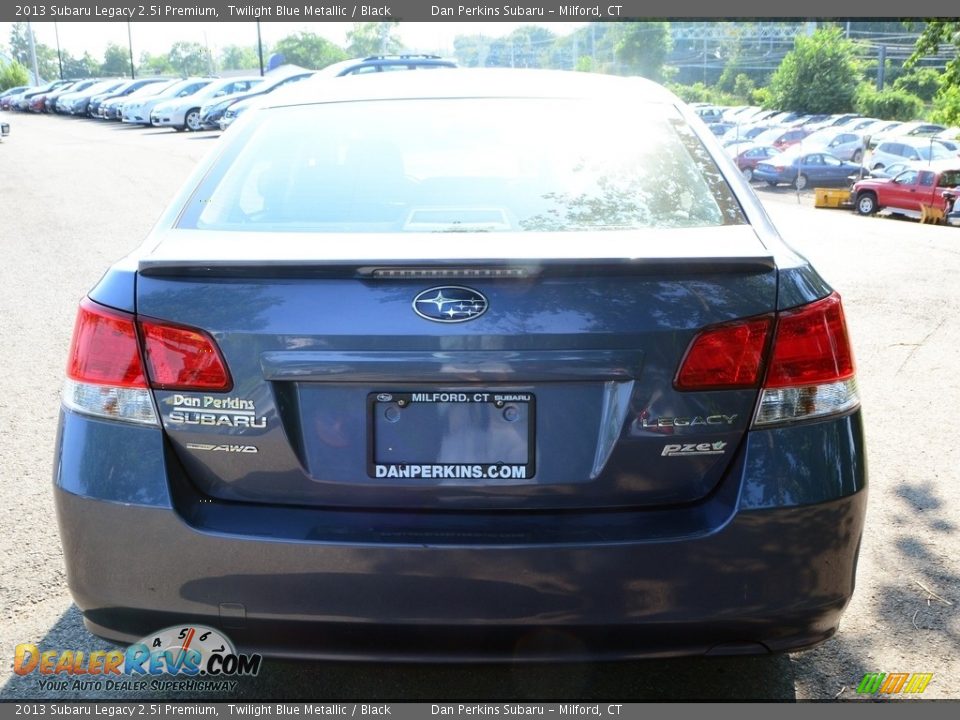 2013 Subaru Legacy 2.5i Premium Twilight Blue Metallic / Black Photo #7