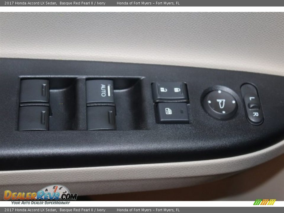 2017 Honda Accord LX Sedan Basque Red Pearl II / Ivory Photo #8