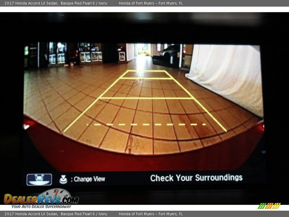 2017 Honda Accord LX Sedan Basque Red Pearl II / Ivory Photo #17