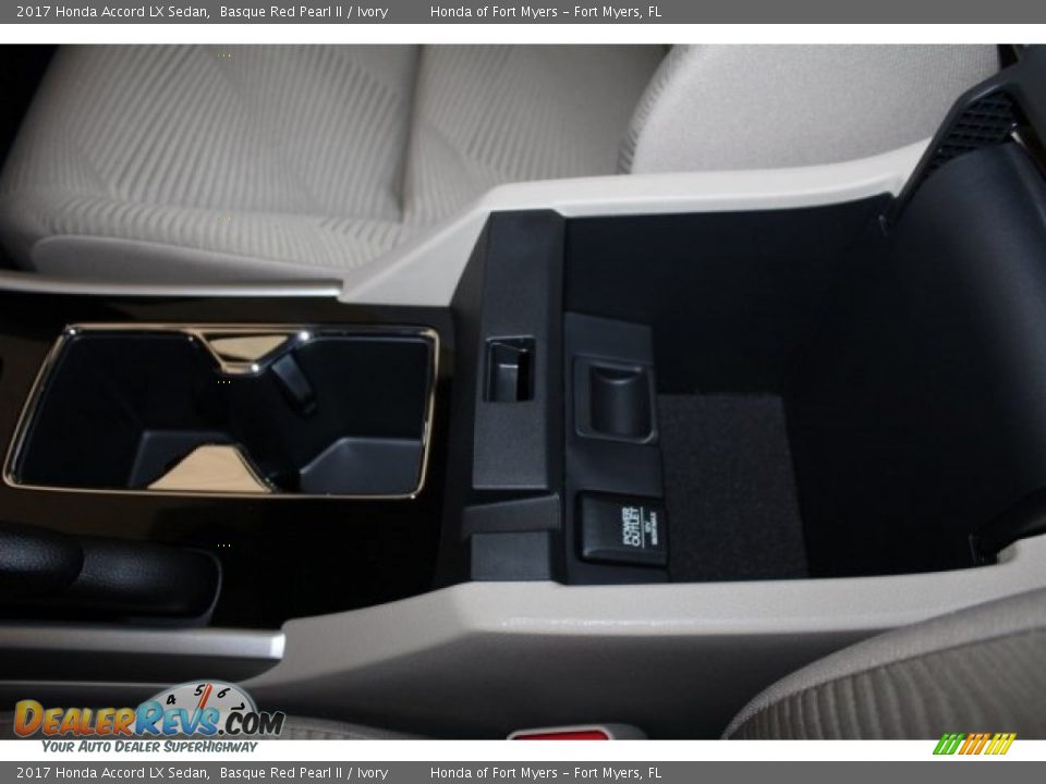 2017 Honda Accord LX Sedan Basque Red Pearl II / Ivory Photo #22
