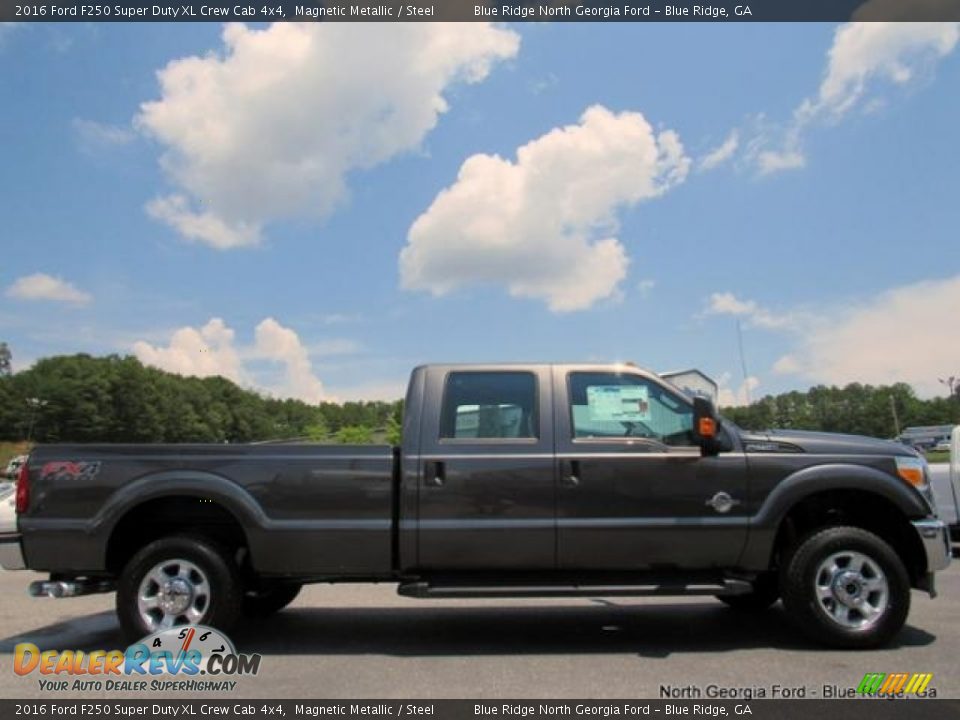 2016 Ford F250 Super Duty XL Crew Cab 4x4 Magnetic Metallic / Steel Photo #6