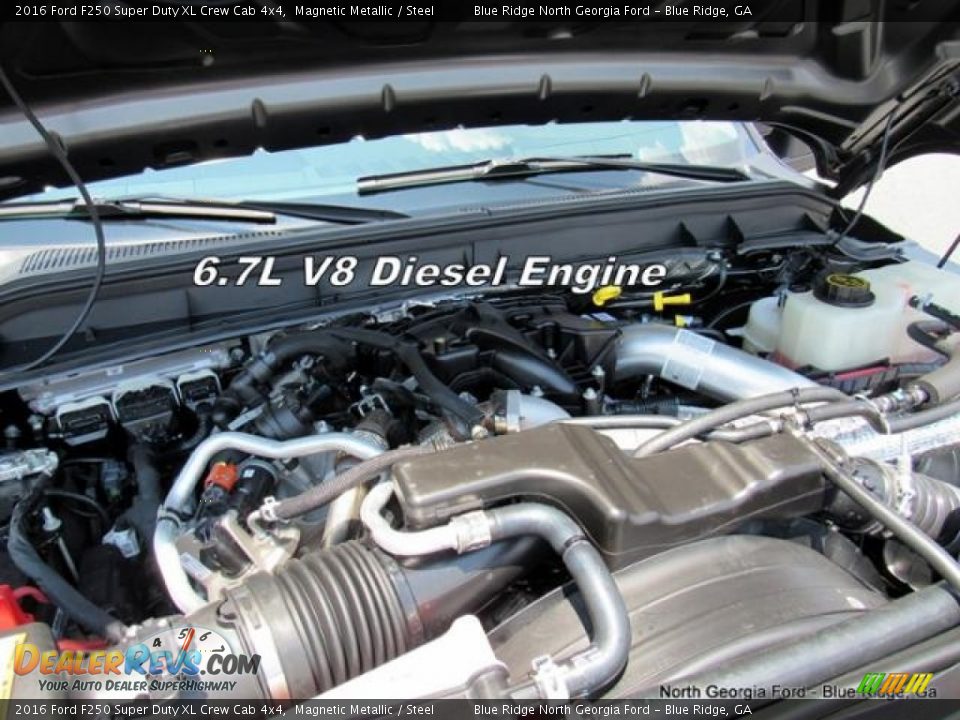 2016 Ford F250 Super Duty XL Crew Cab 4x4 Magnetic Metallic / Steel Photo #10
