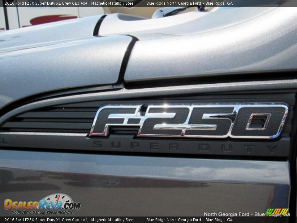 2016 Ford F250 Super Duty XL Crew Cab 4x4 Magnetic Metallic / Steel Photo #28