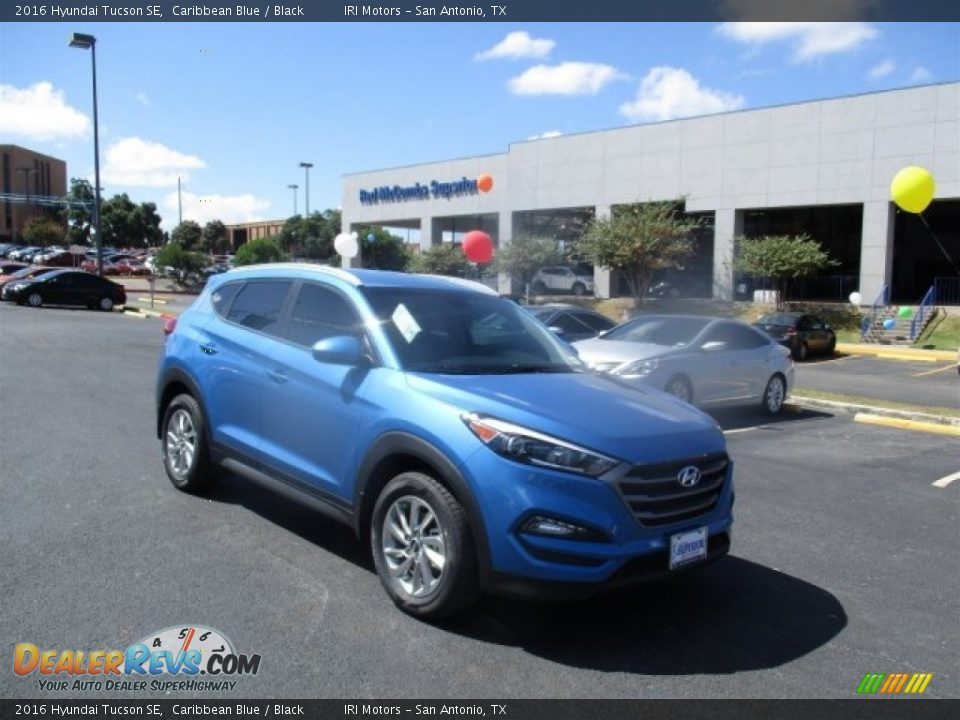 2016 Hyundai Tucson SE Caribbean Blue / Black Photo #1