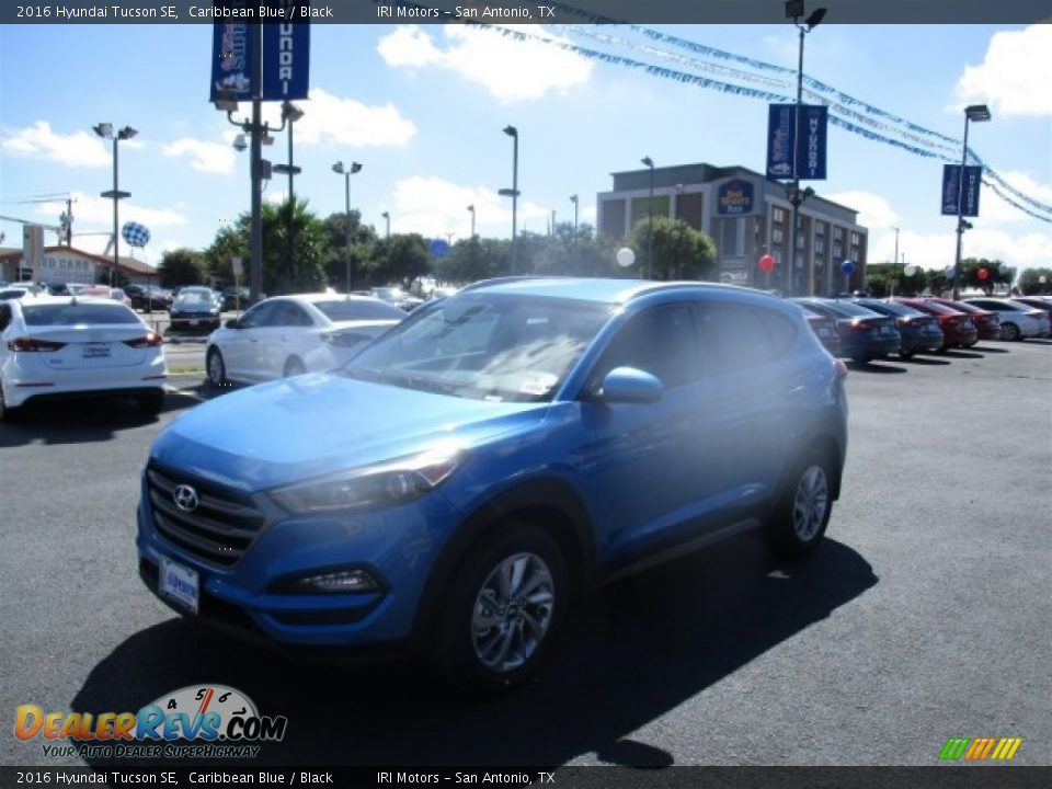 2016 Hyundai Tucson SE Caribbean Blue / Black Photo #3