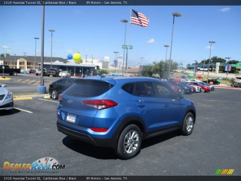 2016 Hyundai Tucson SE Caribbean Blue / Black Photo #7