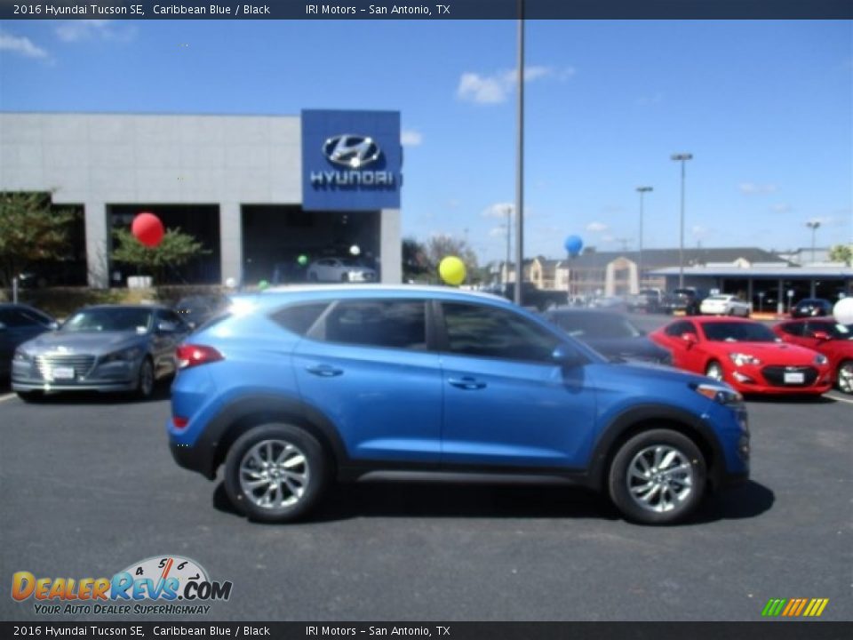 2016 Hyundai Tucson SE Caribbean Blue / Black Photo #8