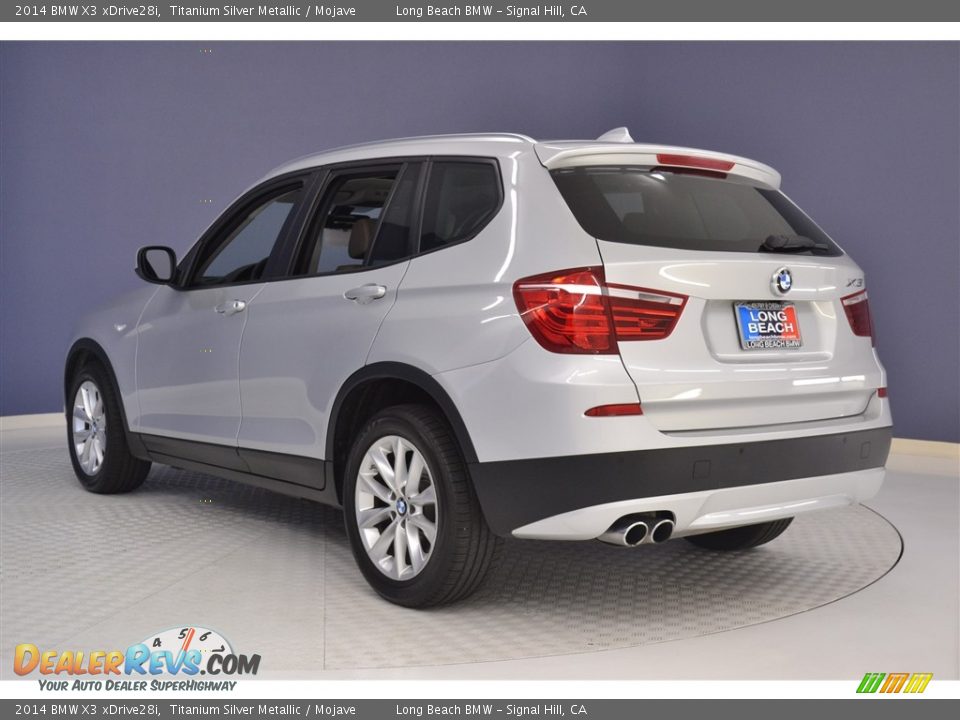 2014 BMW X3 xDrive28i Titanium Silver Metallic / Mojave Photo #5