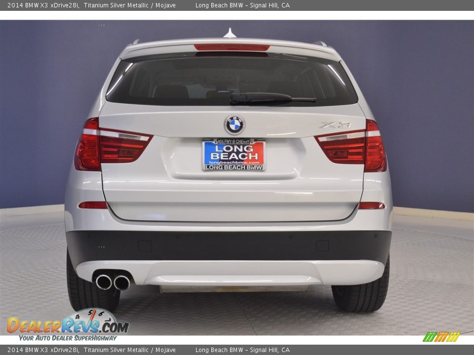 2014 BMW X3 xDrive28i Titanium Silver Metallic / Mojave Photo #6