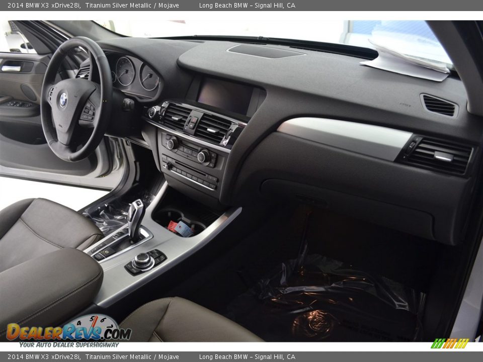 2014 BMW X3 xDrive28i Titanium Silver Metallic / Mojave Photo #16