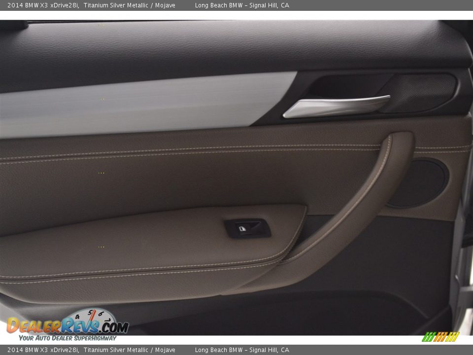 2014 BMW X3 xDrive28i Titanium Silver Metallic / Mojave Photo #20