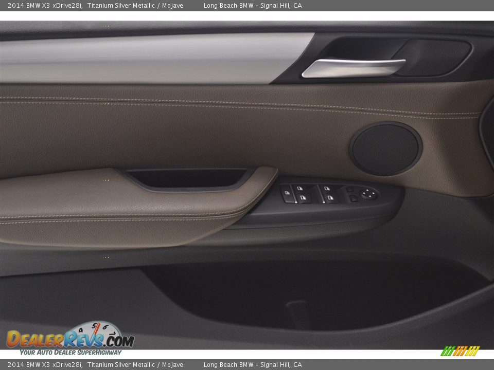 2014 BMW X3 xDrive28i Titanium Silver Metallic / Mojave Photo #21