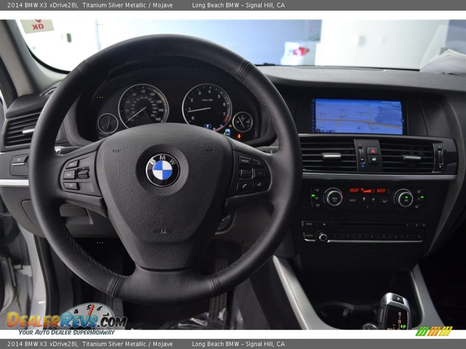 2014 BMW X3 xDrive28i Titanium Silver Metallic / Mojave Photo #29