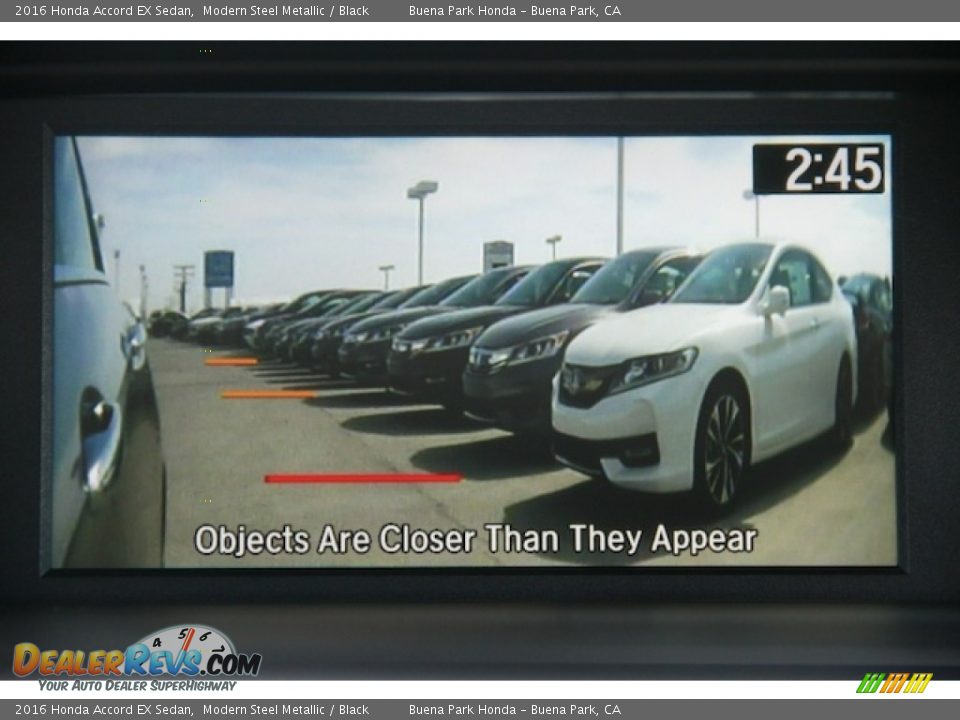 2016 Honda Accord EX Sedan Modern Steel Metallic / Black Photo #6