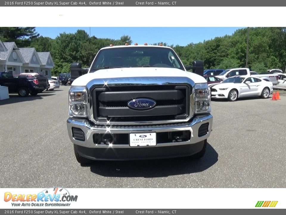 2016 Ford F250 Super Duty XL Super Cab 4x4 Oxford White / Steel Photo #2