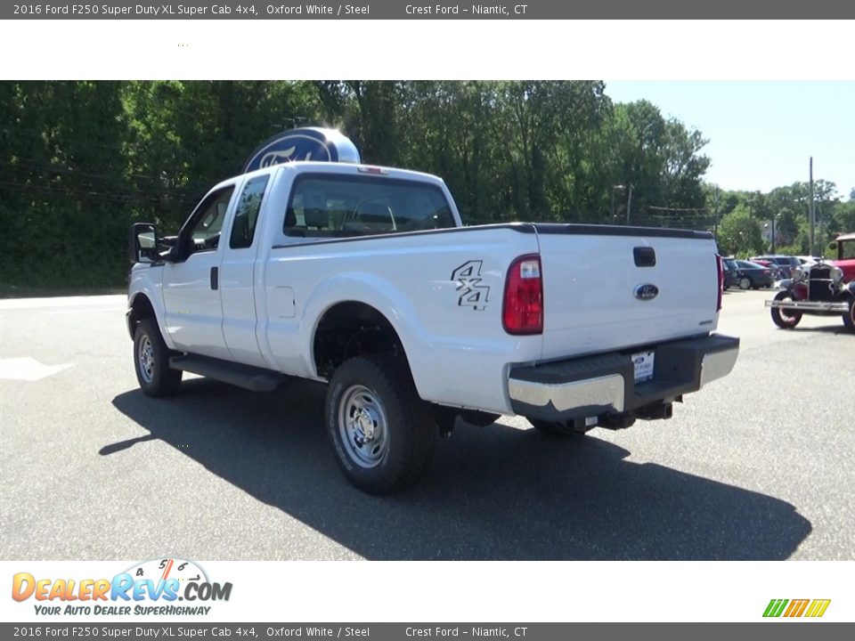 2016 Ford F250 Super Duty XL Super Cab 4x4 Oxford White / Steel Photo #5