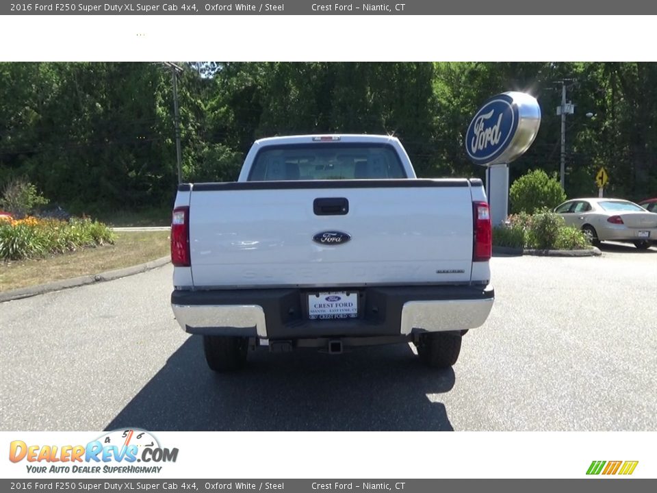 2016 Ford F250 Super Duty XL Super Cab 4x4 Oxford White / Steel Photo #6