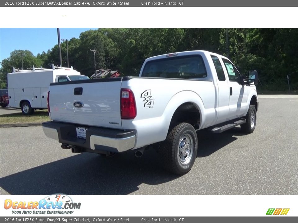 2016 Ford F250 Super Duty XL Super Cab 4x4 Oxford White / Steel Photo #7