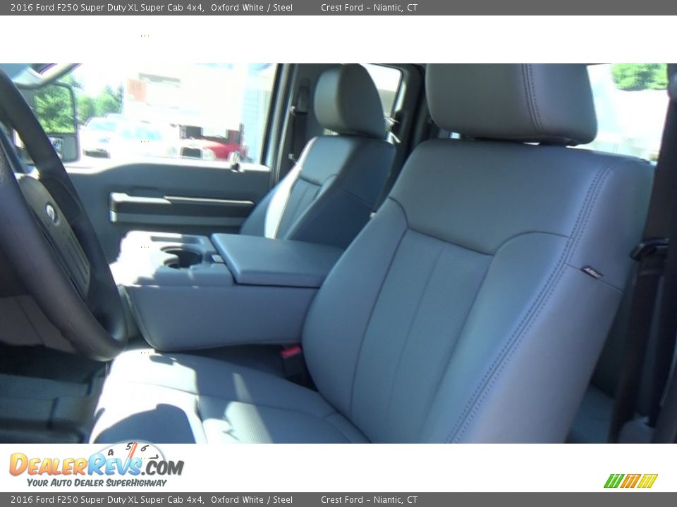2016 Ford F250 Super Duty XL Super Cab 4x4 Oxford White / Steel Photo #11