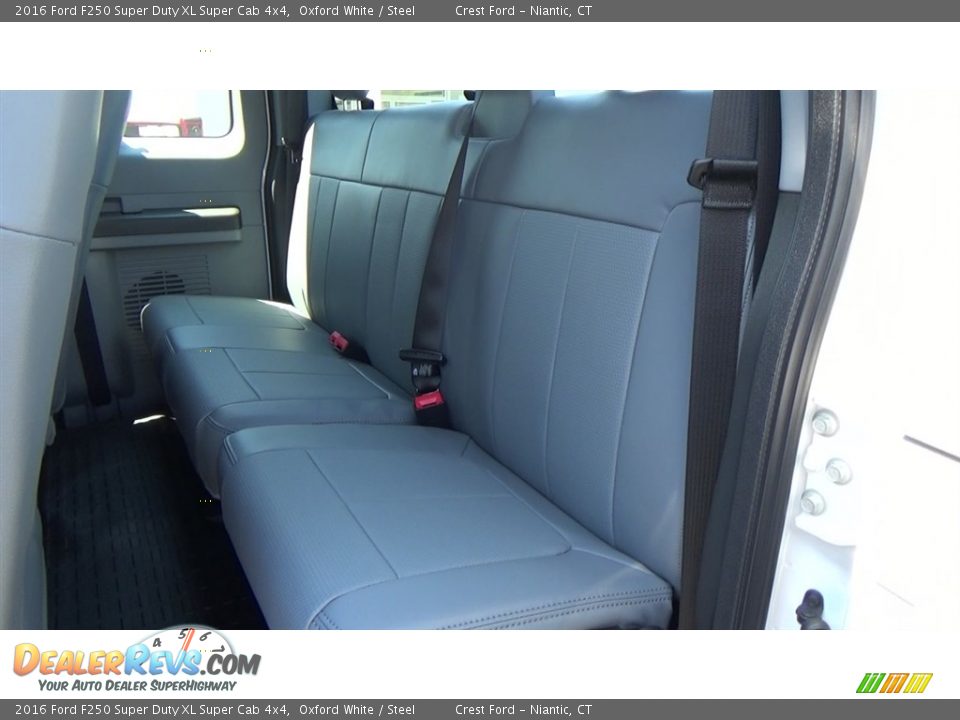 2016 Ford F250 Super Duty XL Super Cab 4x4 Oxford White / Steel Photo #16