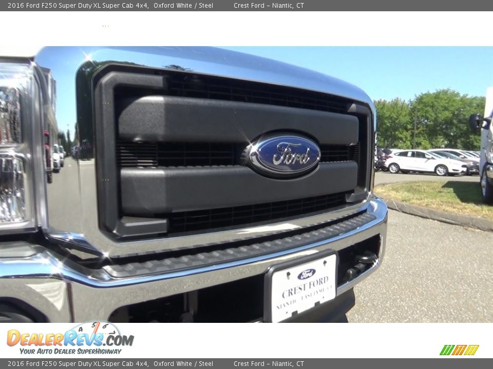 2016 Ford F250 Super Duty XL Super Cab 4x4 Oxford White / Steel Photo #25